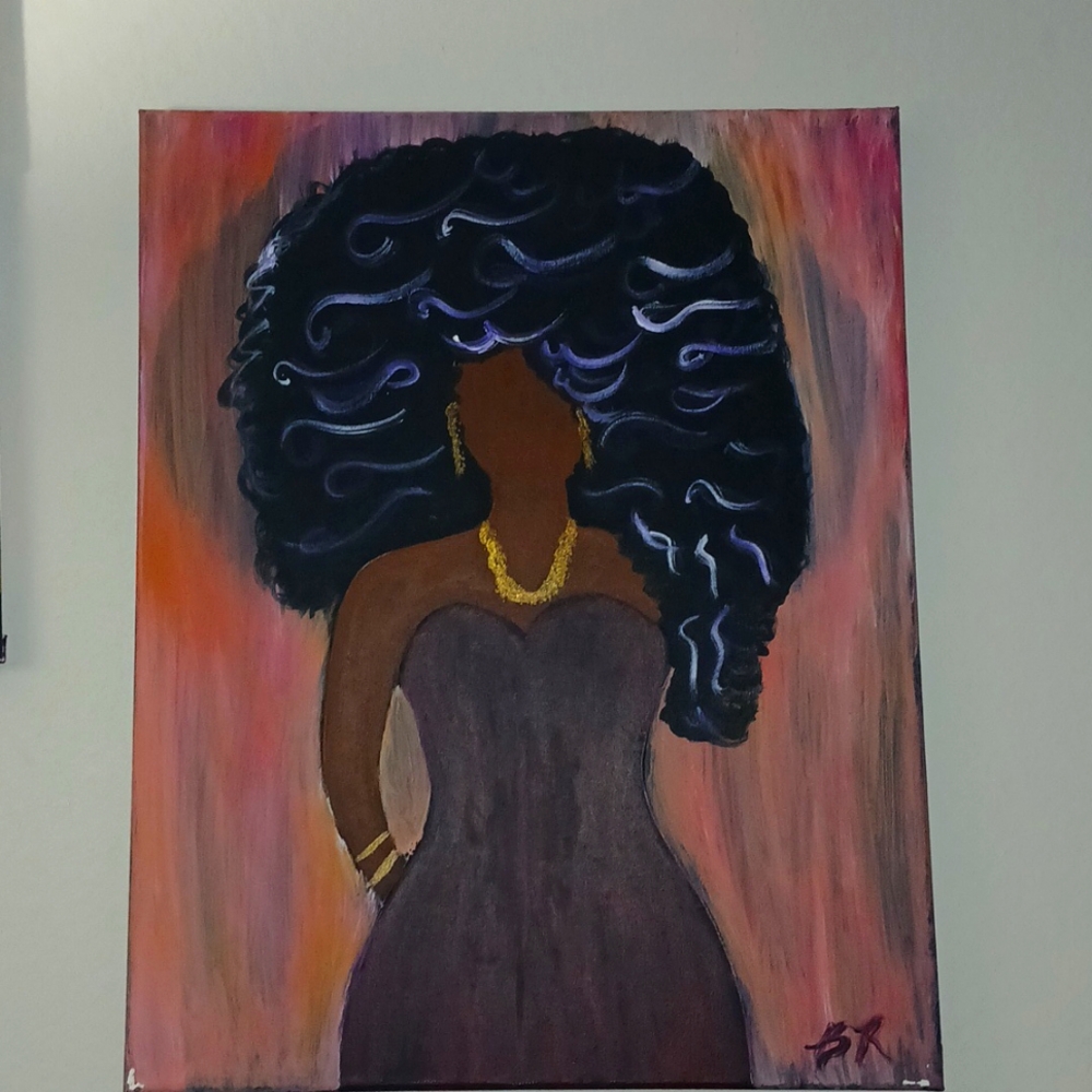Black girl magic painting